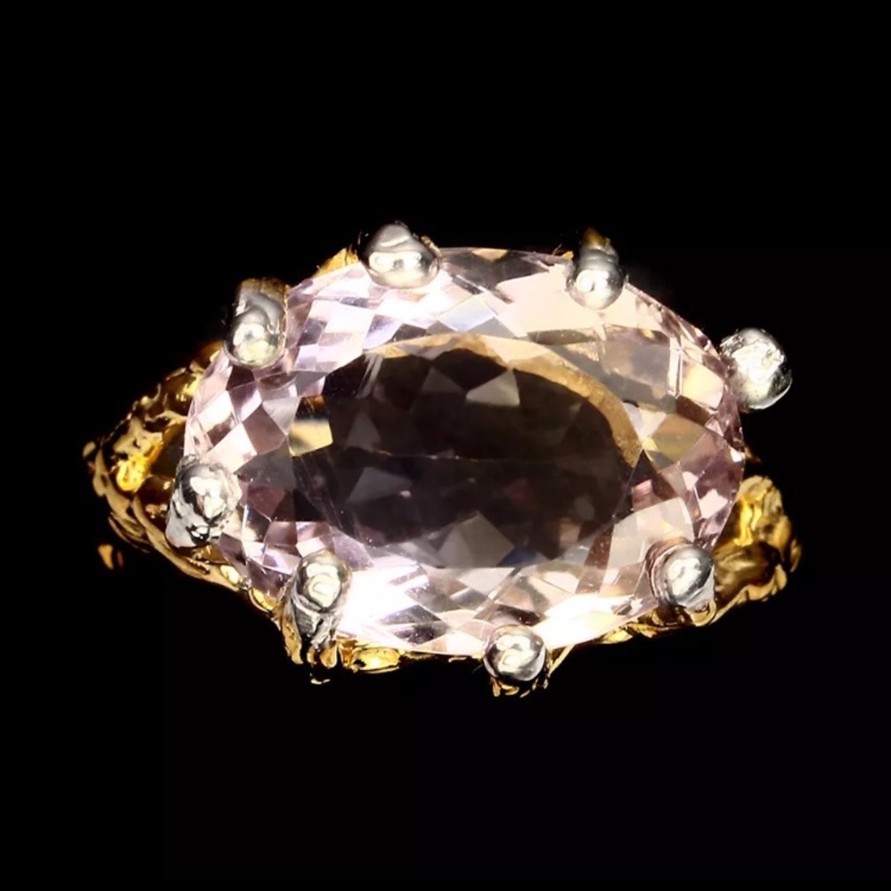 Natural Bio-color Ametrine Sterling Silver Ring